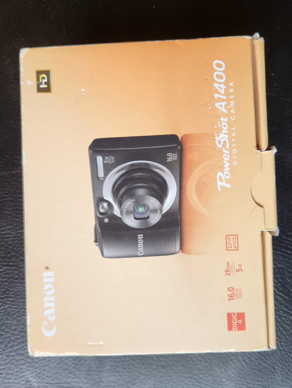 New Canon PowerShot A1400 Compact Digital Camera in Black